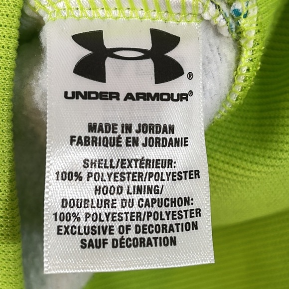 UNDER ARMOUR UA Storm Full Zip Stripe Hooded Jacket with Pockets Size Medium - Picture 7 of 8